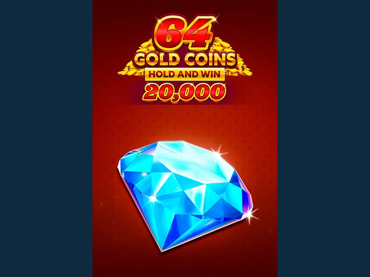 64 Gold Coins Hold and Win 20,000
